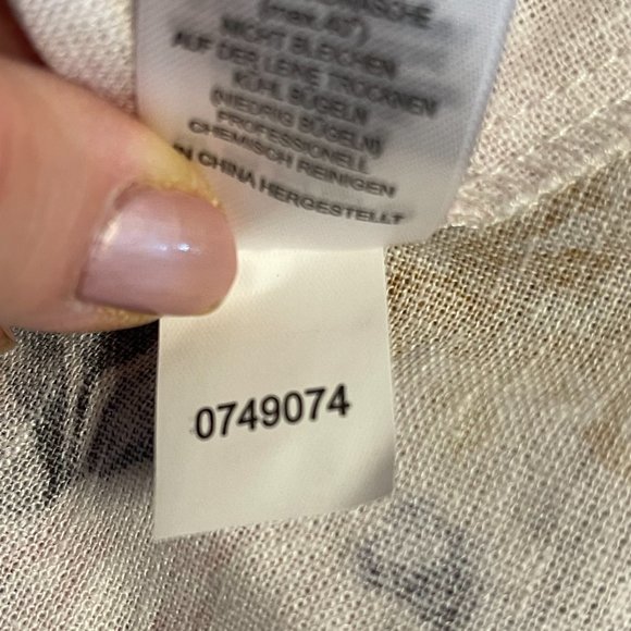 House of Harlow 1960 Linen Blend Tiered Bow Tie Shoulder Long Maxi Dress - Picture 8 of 8